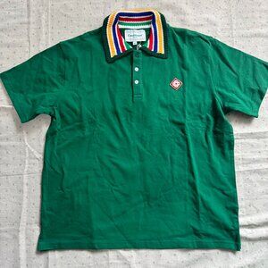Casablanca Knit Collar Classic Polo